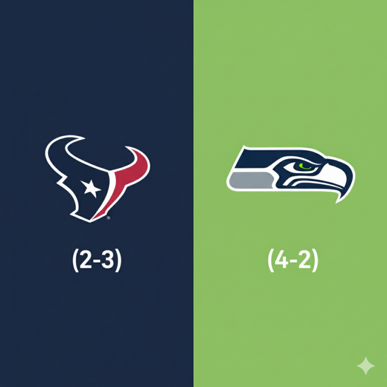 Avant-match du lundi soir Texans – Seahawks