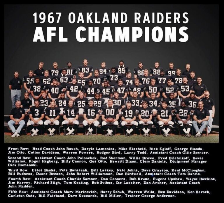 Ça se passait un 31 décembre 1967, les Raiders remportent leur premier championnat de l&rsquo;AFL