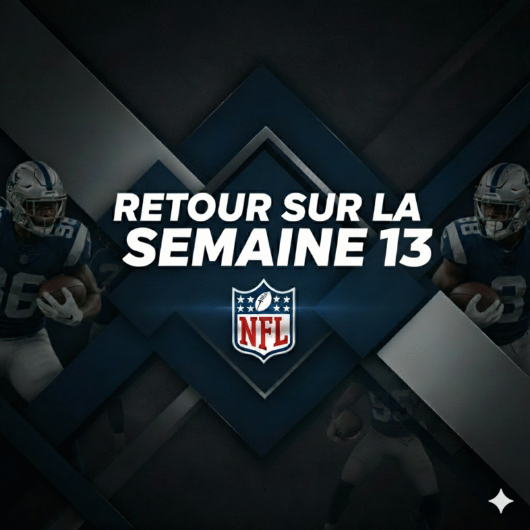 Retour sur la 13e semaine d&rsquo;activité dans la NFL